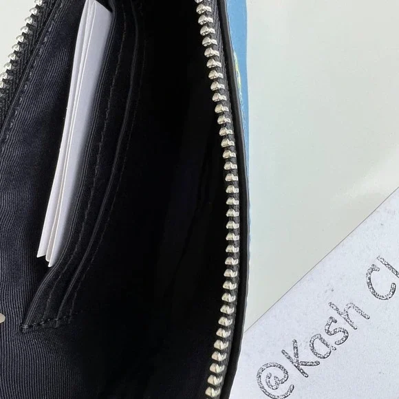 Coach Corner Zip Wristlet With Bow Floral Print - Picture 4 of 5